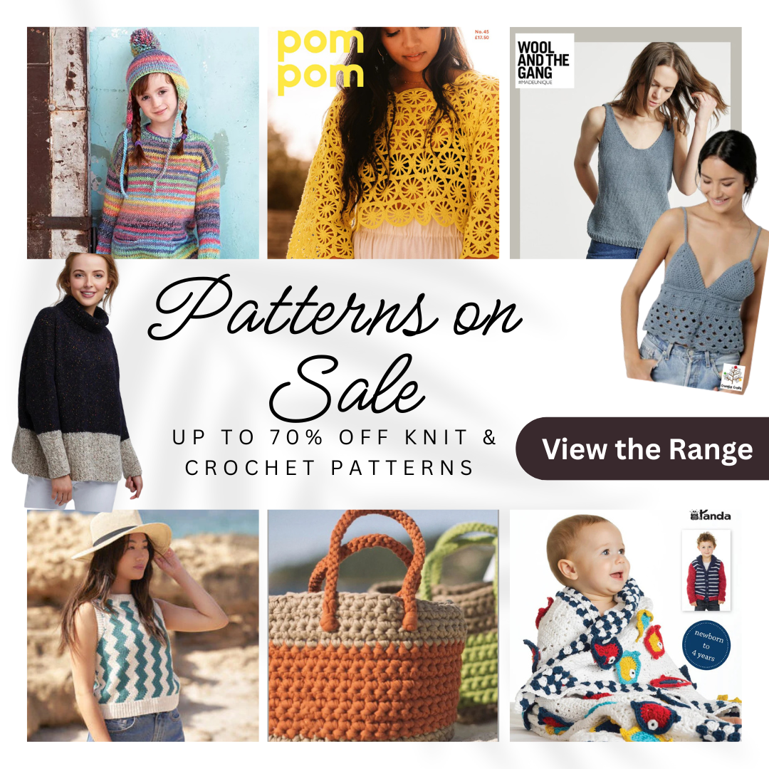 Knit &amp; Crochet Patterns On Sale